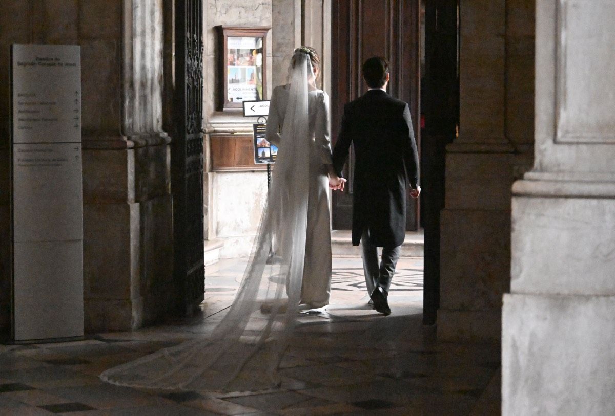 La robe de mariée de Leopoldina du Liechtenstein lors de son mariage pour la Saint-Valentin
