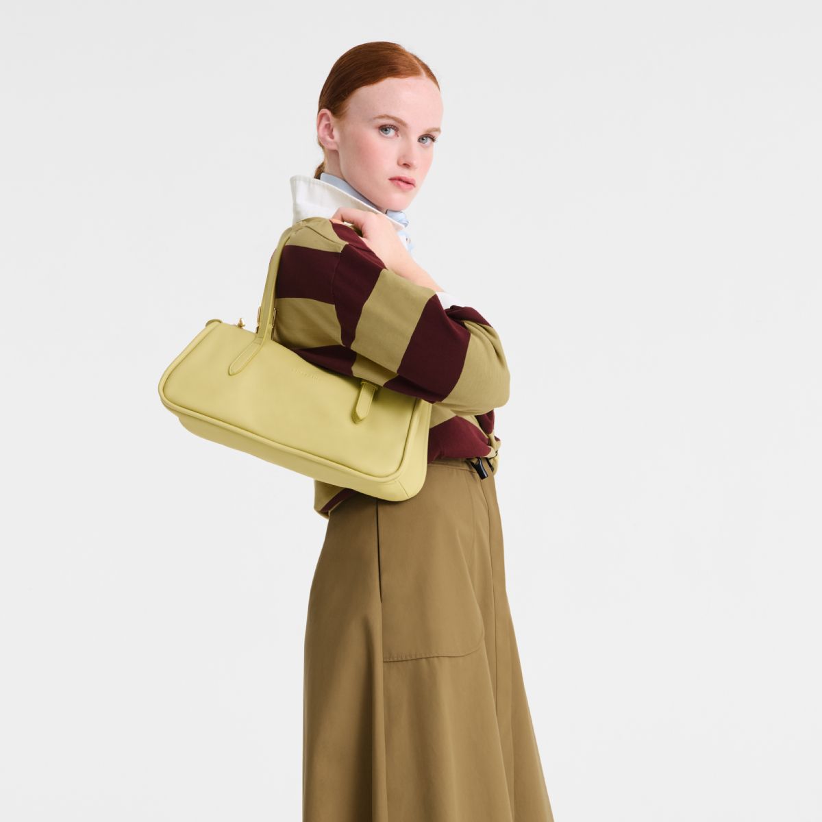 Sac allongé Longchamp (520 euros).