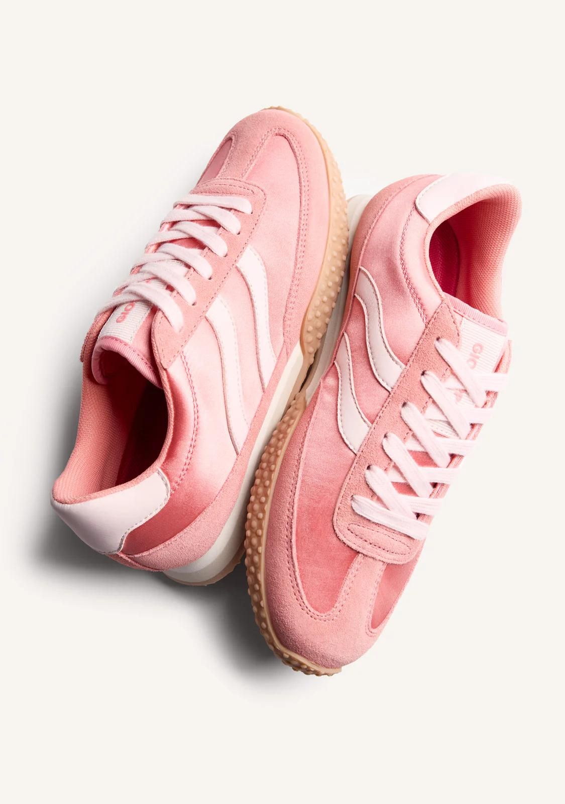 Chaussons combinés roses