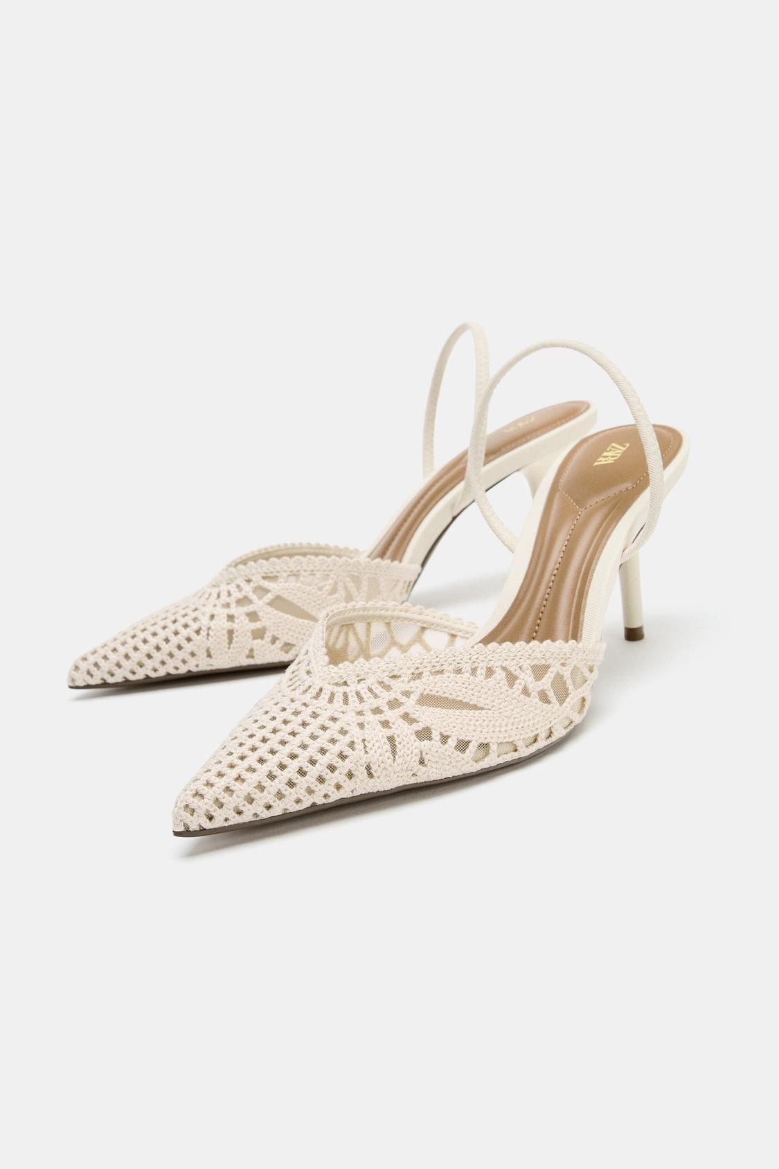 Chaussures de mariée perforées