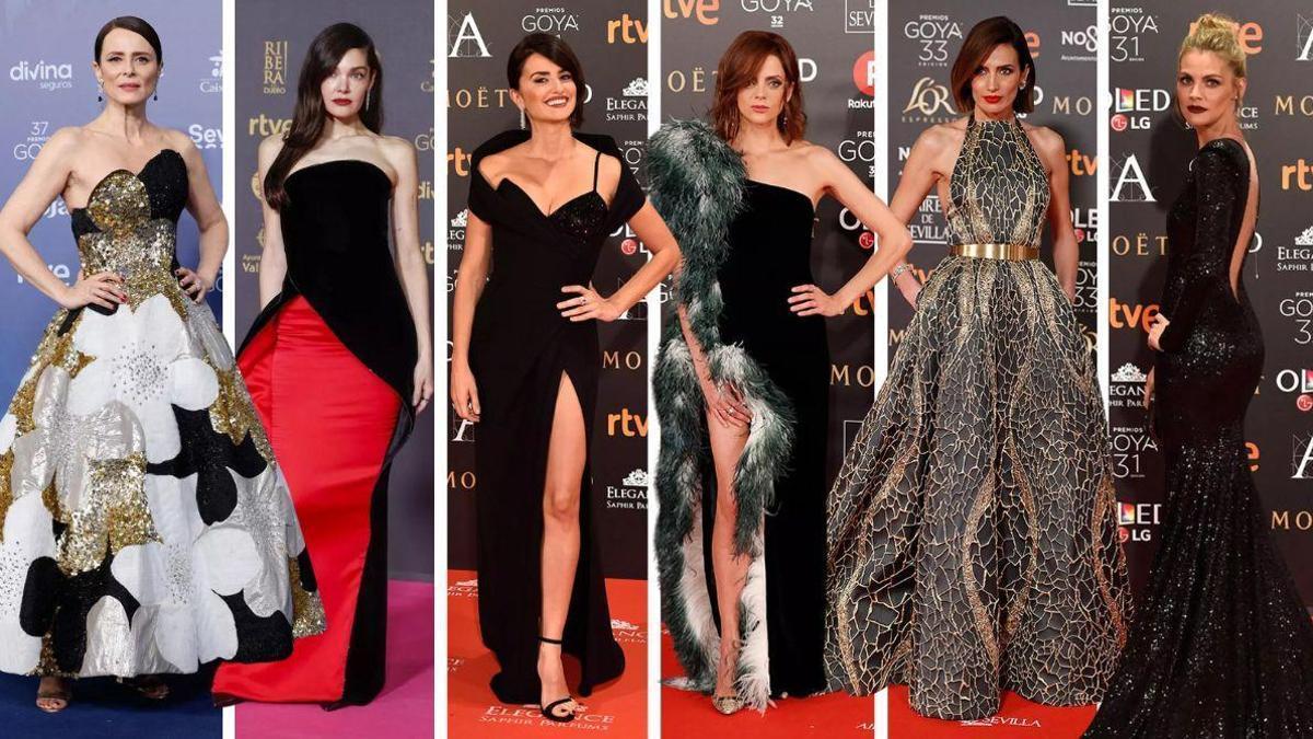 Los looks que han hecho historia en los Premios Goya: un repaso por lo mejor de su alfombra roja