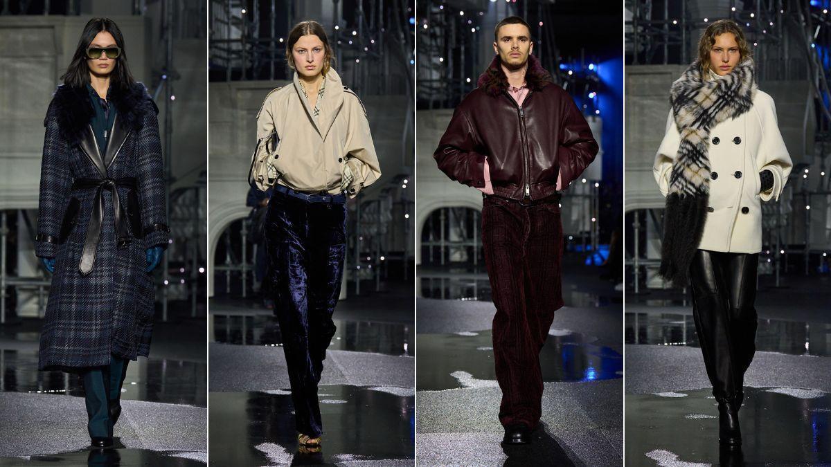 Burberry clôture la Fashion Week de Londres avec Romeo Beckham sur le podium (et le trench-coat comme pièce principale)