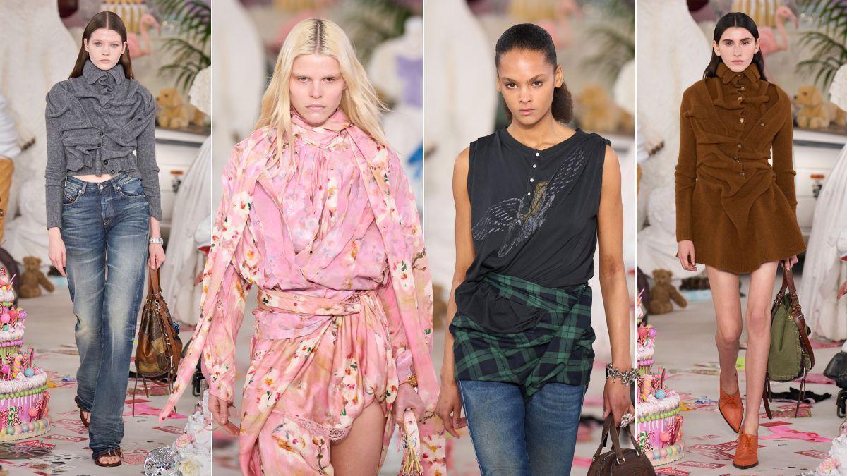 Glenn Martens ouvre la Fashion Week de Milan avec un "réveil" des archives Diesel : c'était le défilé impressionnant