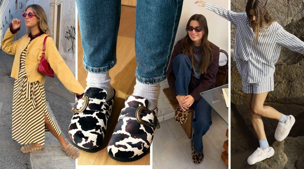 Los zuecos y slippers que las chicas más cool llevan sin parar fuera de casa