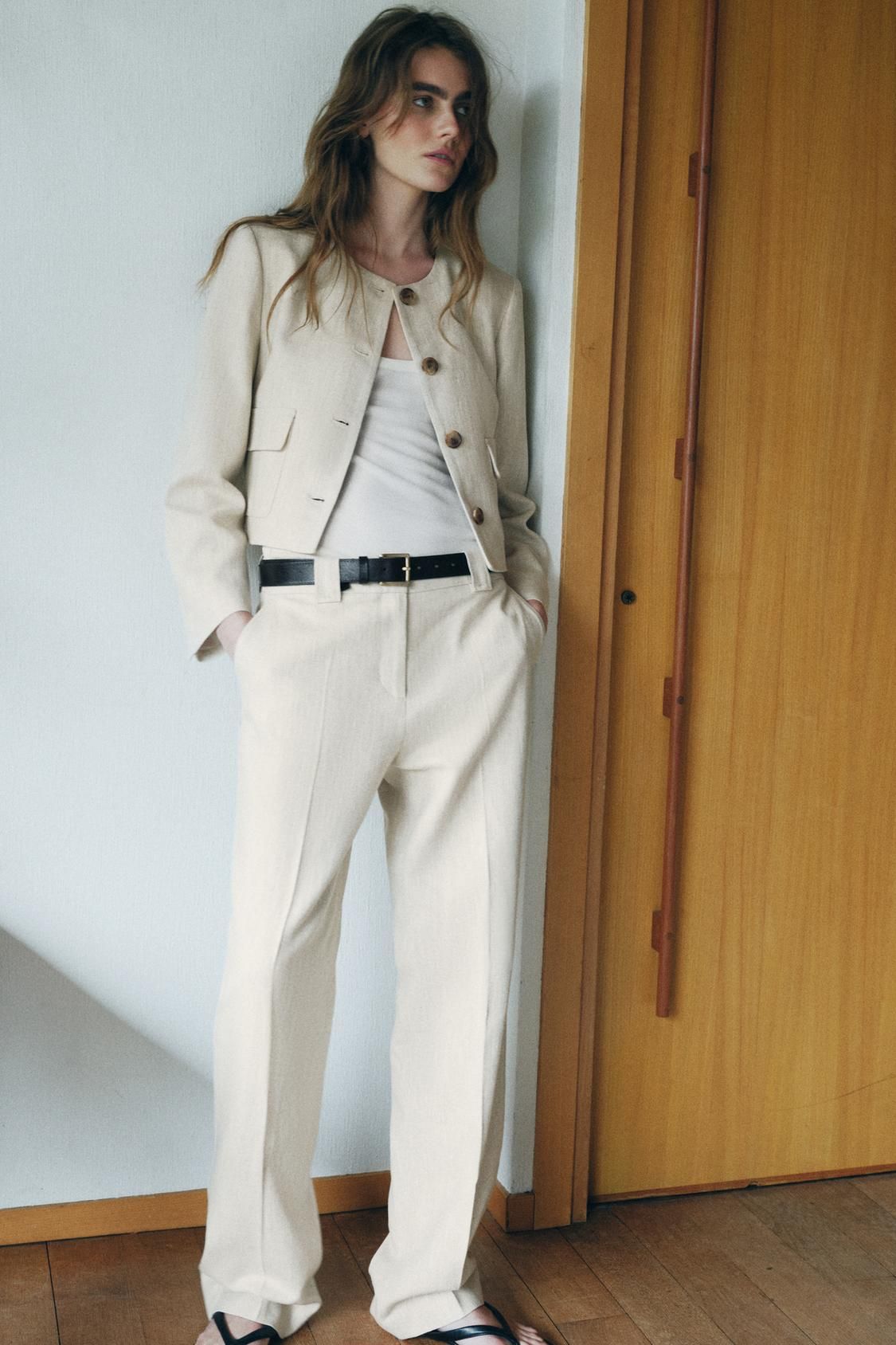 Ensemble veste et pantalon rustique