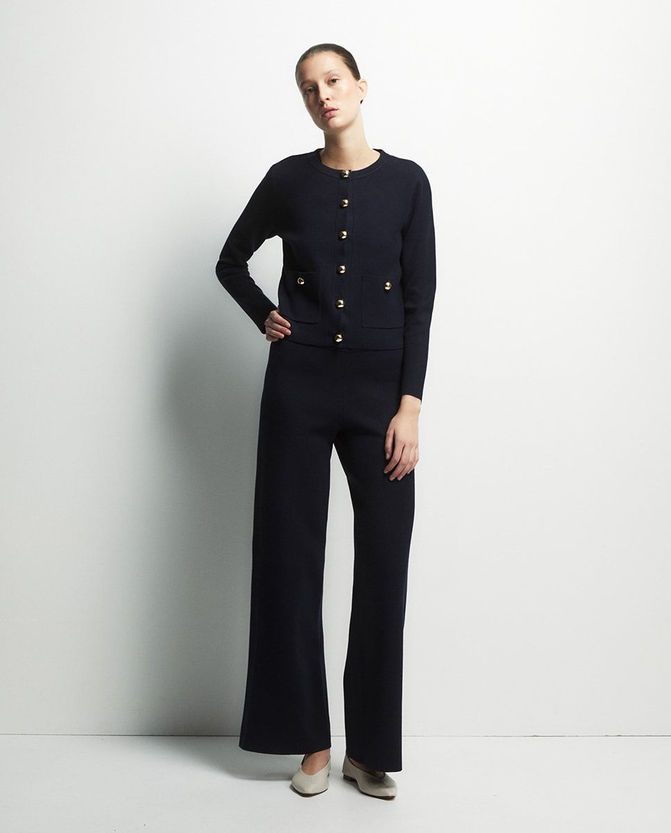 Ensemble veste et pantalon habillés noirs