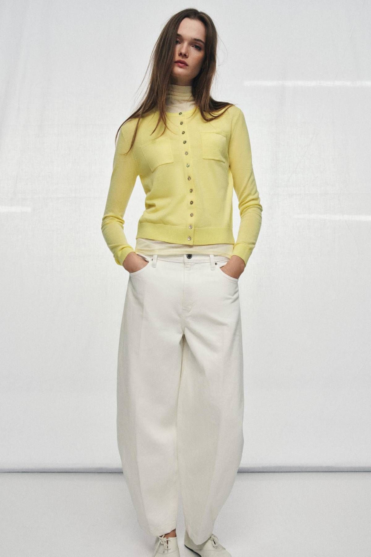 Jean tonneau, de Zara