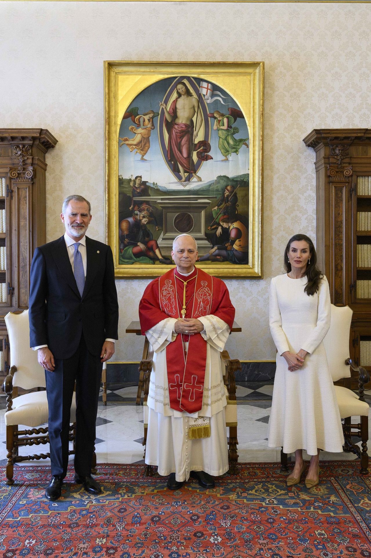 Le roi Felipe VI et la reine Letizia rendent visite au pape Léon XIV au Vatican