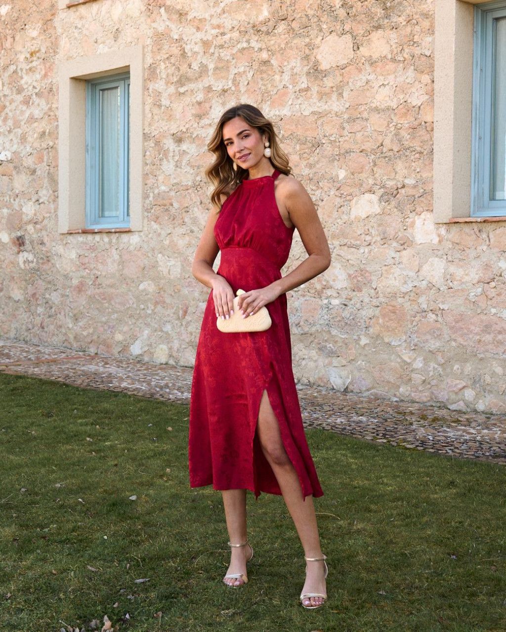 Robe couleur cerise