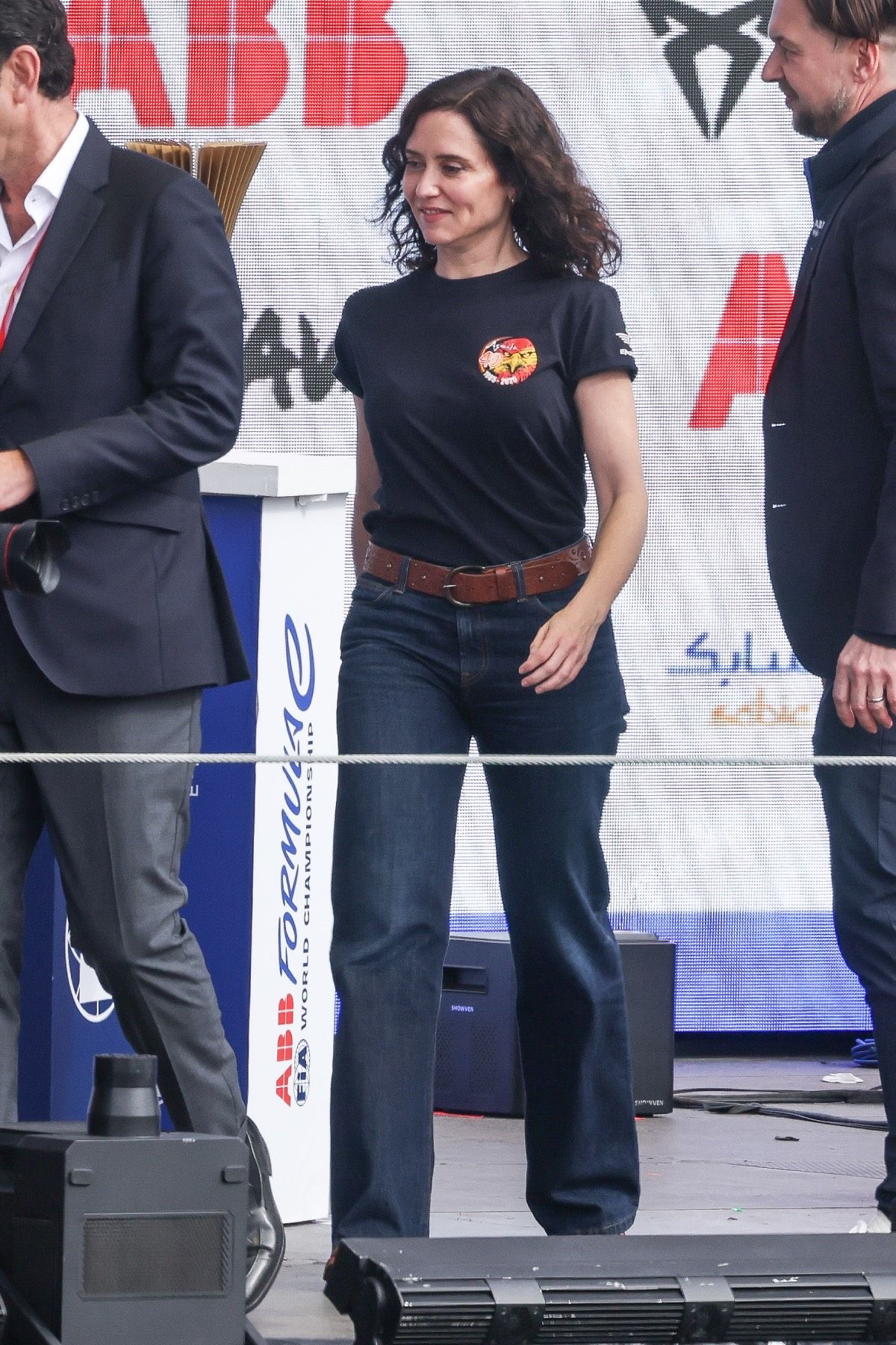 Isabel Díaz Ayuso et son look le plus audacieux sur le circuit de Formule E