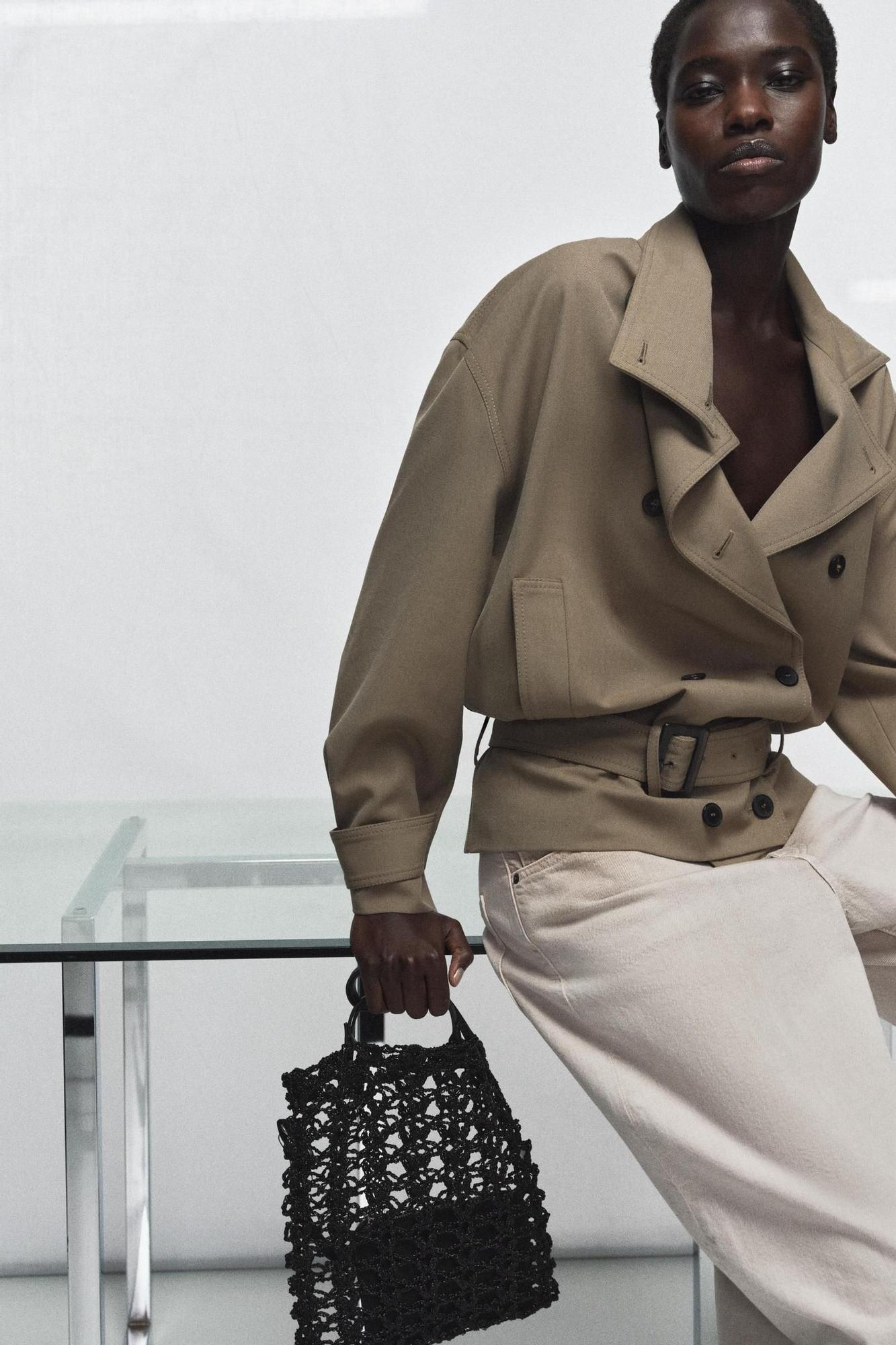 Veste trench courte