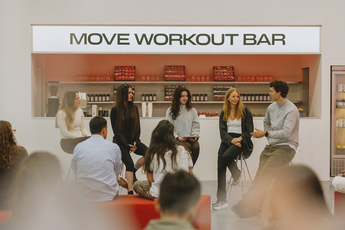 Alex Boisset à la présentation de la collection running H&M Move