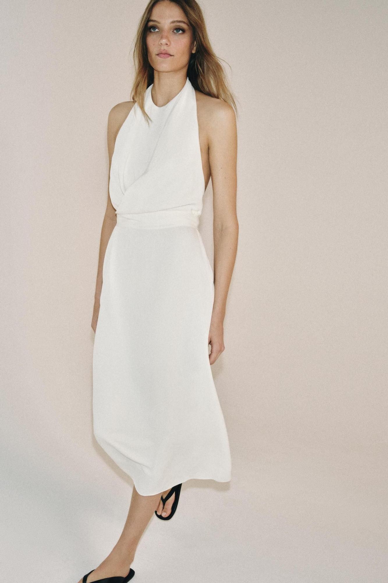 Robe blanche dos nu dos nu