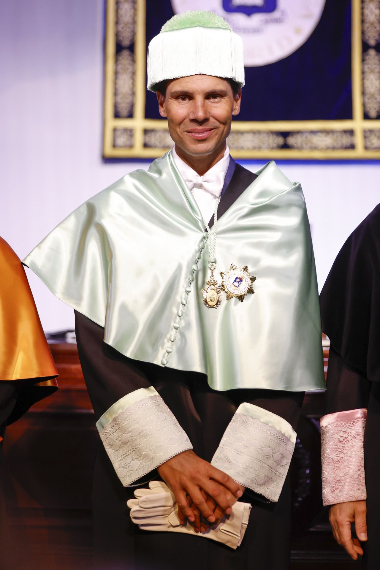 Rafa Nadal lors de son investiture comme docteur honoris causa de l'Université Polytechnique de Madrid