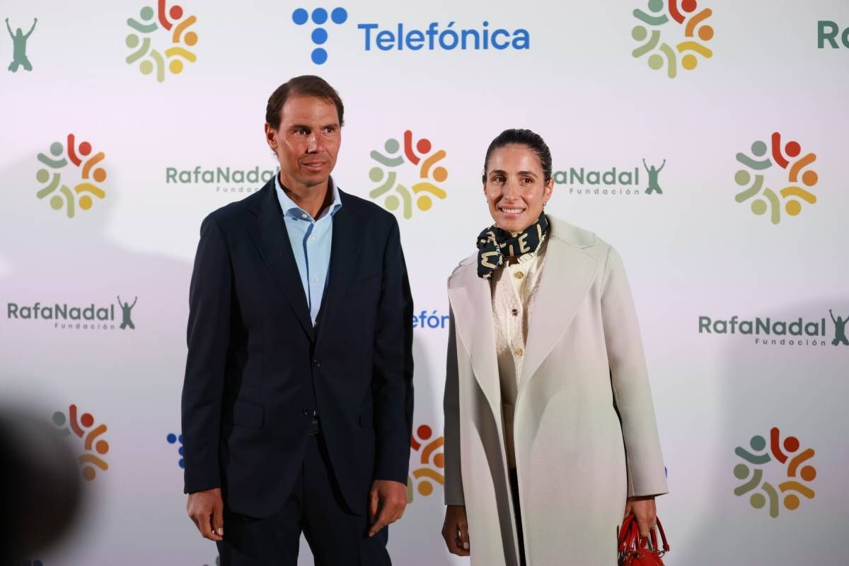 Les looks de Rafa Nadal et Xisca Perelló lors d'un événement à Majorque