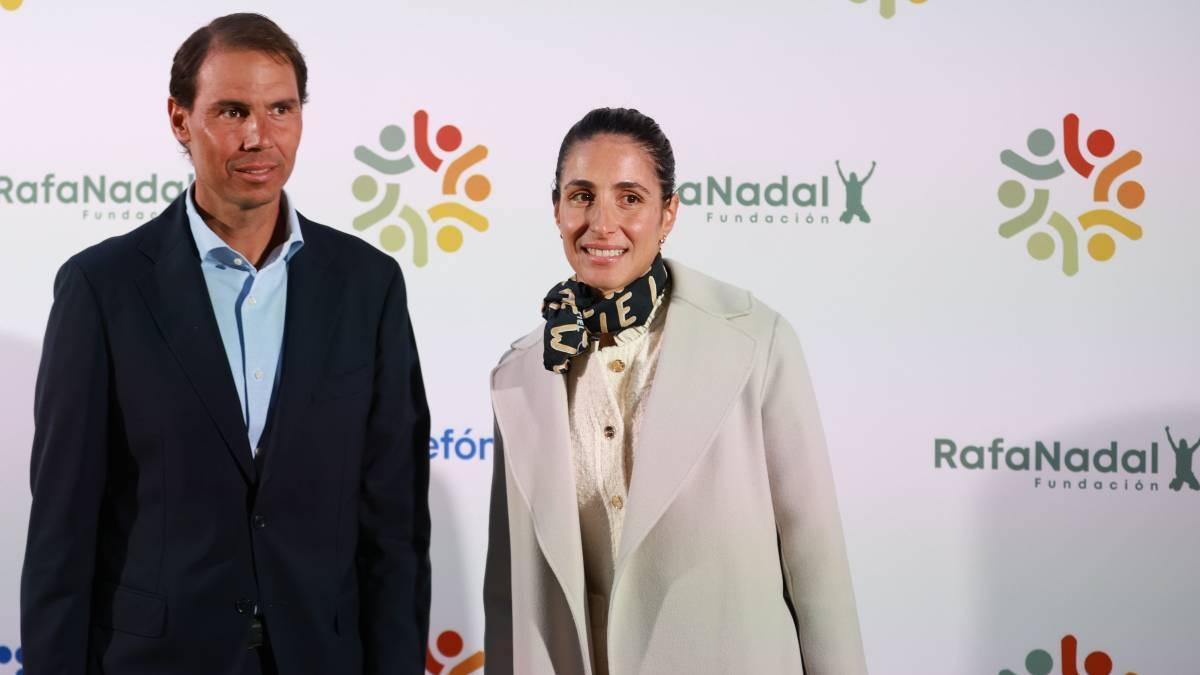 Rafa Nadal y Xisca Perelló durante la IV edición de los premios de la Fundación Rafa Nadal