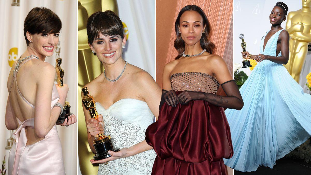 Los looks más bonitos de las ganadoras del Oscar a Mejor Actriz de Reparto.