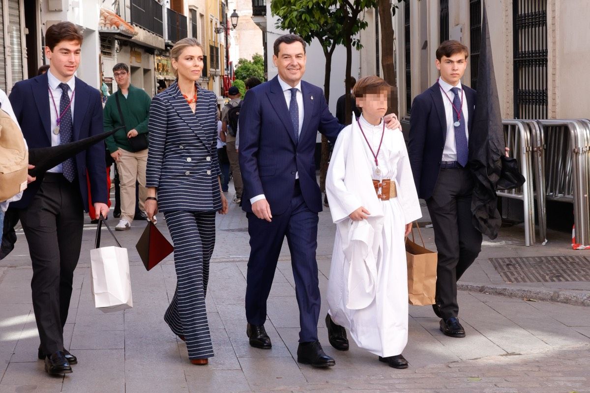 Juanma Moreno et Manuela Villena à Séville