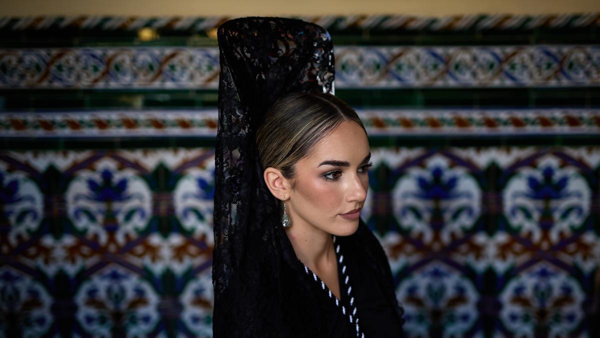 Peinado de mantilla para Semana Santa