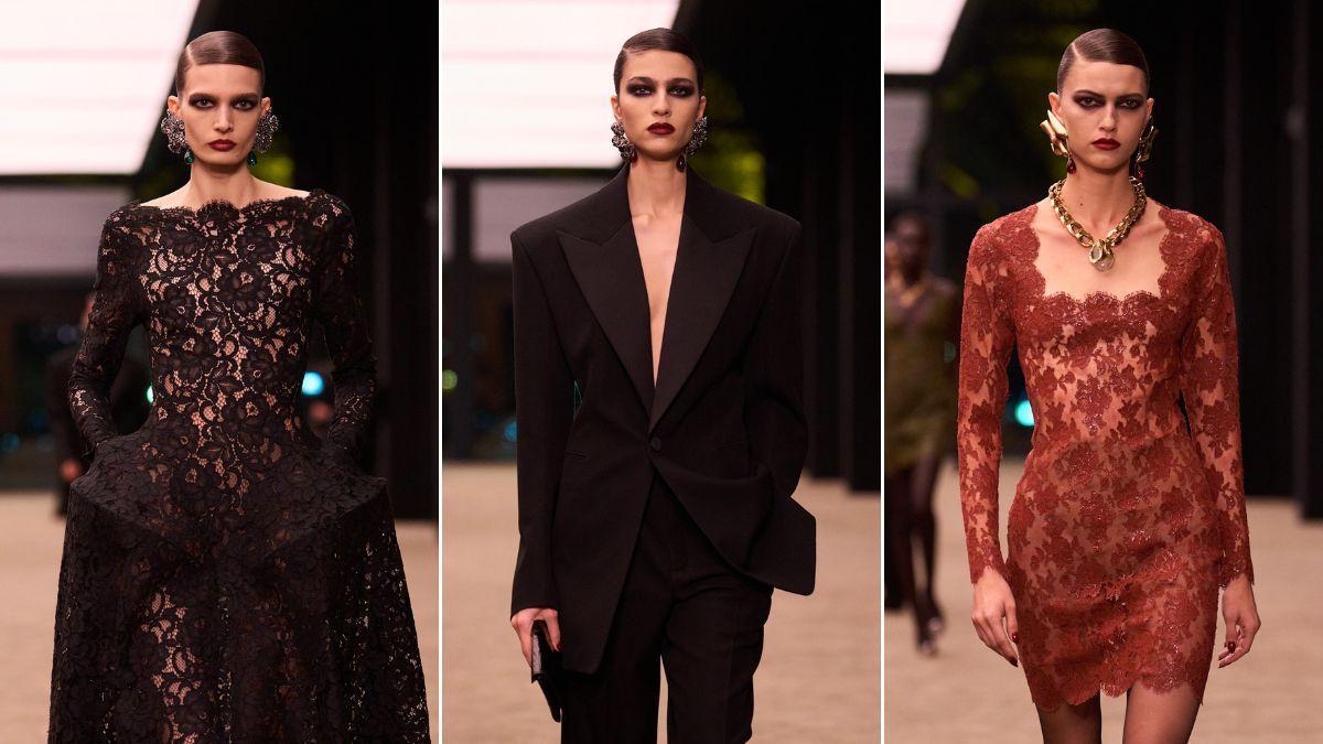 Saint Laurent fête les 60 ans du smoking à la Fashion Week de Paris : voici à quoi ressemblait le défilé