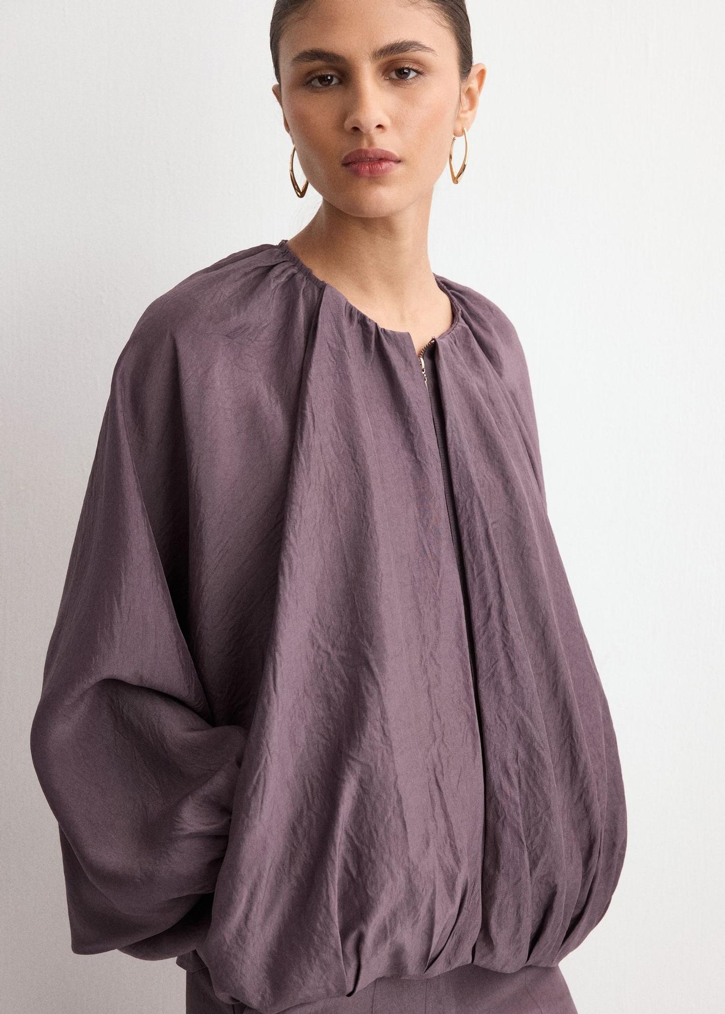 Bomber oversize violet