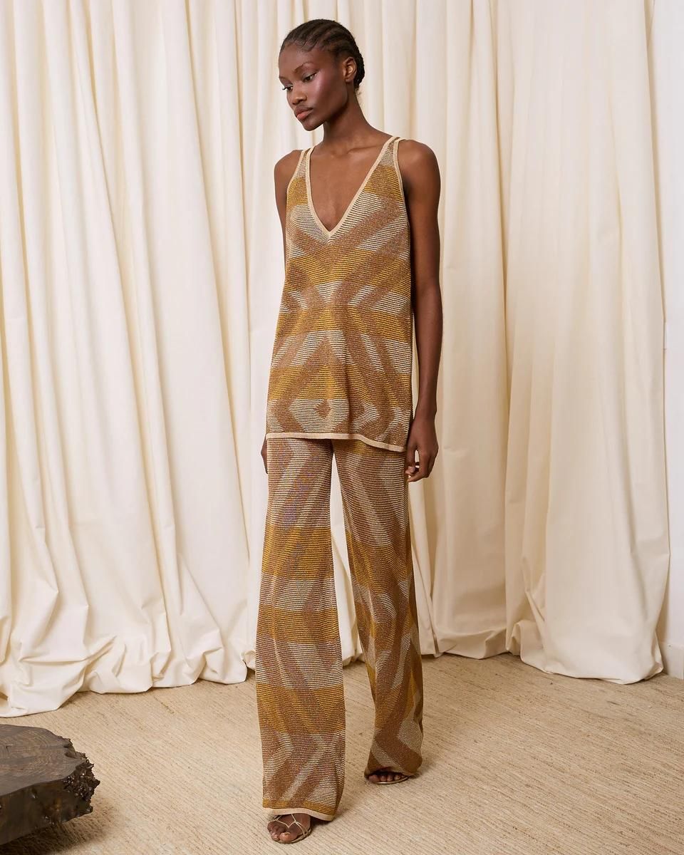 Ensemble tricoté avec pantalon