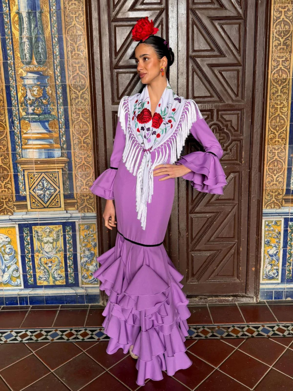 La manucure parfaite pour votre robe flamenco lilas