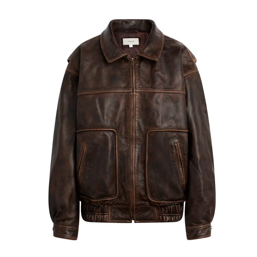 Blouson aviateur en cuir Luca