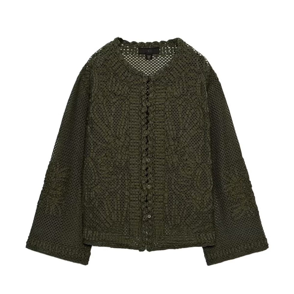 Veste combinée au crochet