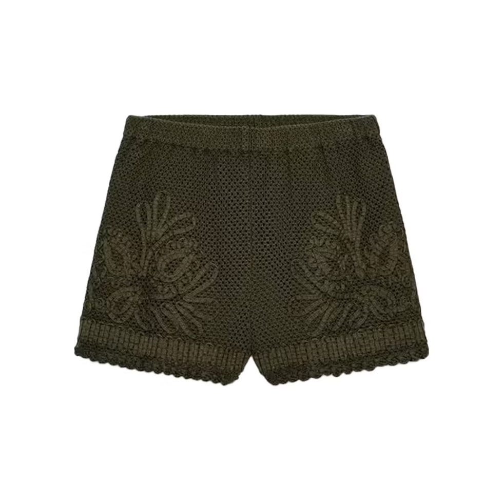 Short combiné en crochet