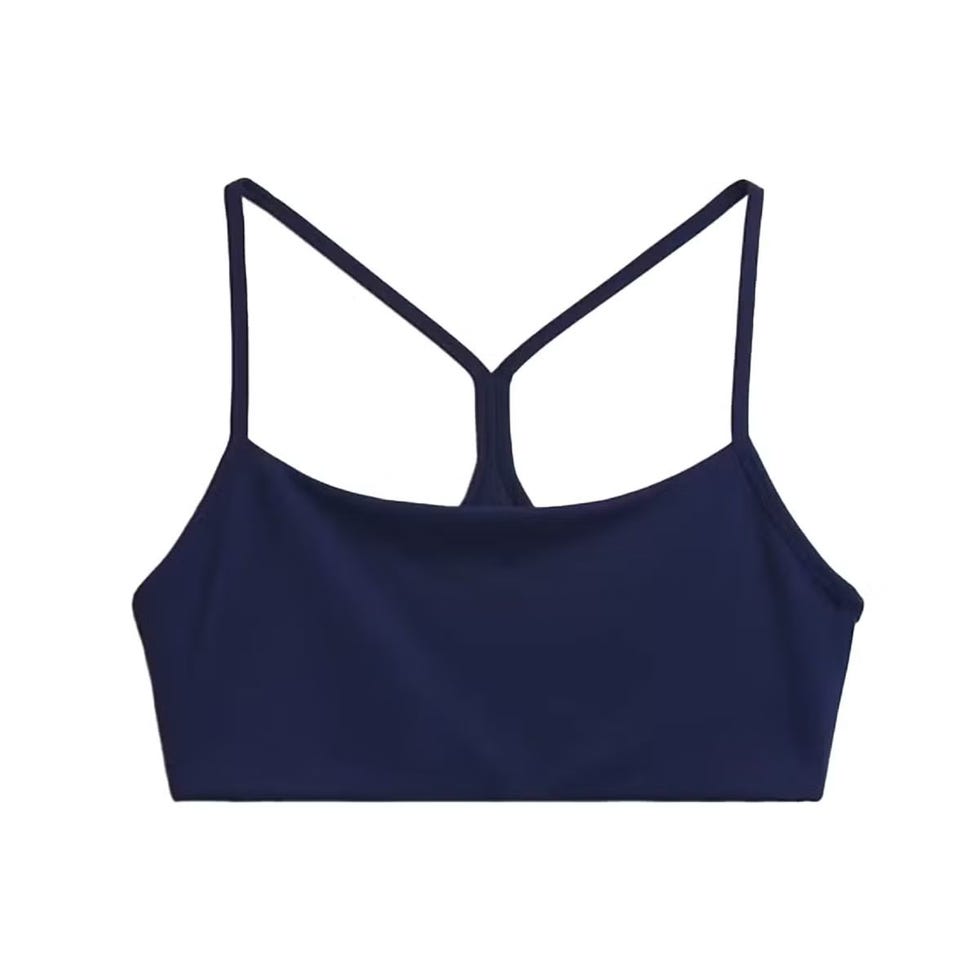 Soutien-gorge de sport lisse à dos nageur