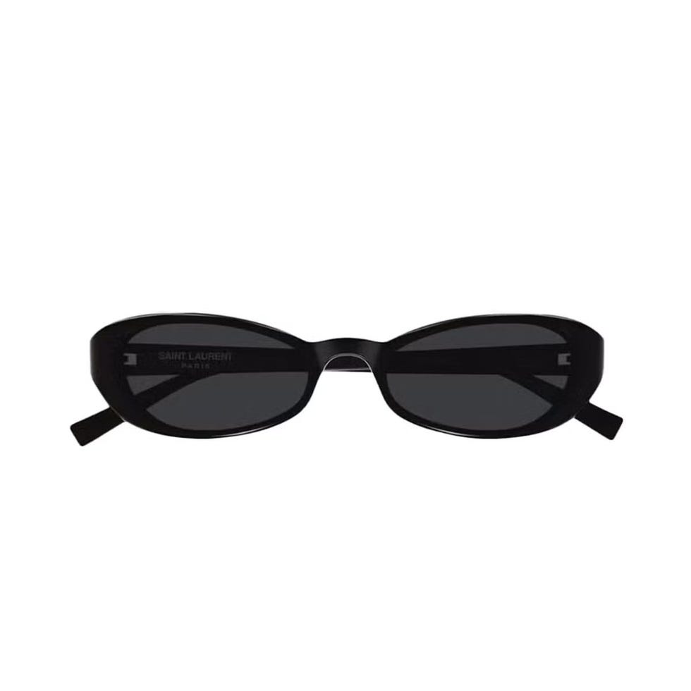 Lunettes de soleil ovales en acétate de 51 mm
