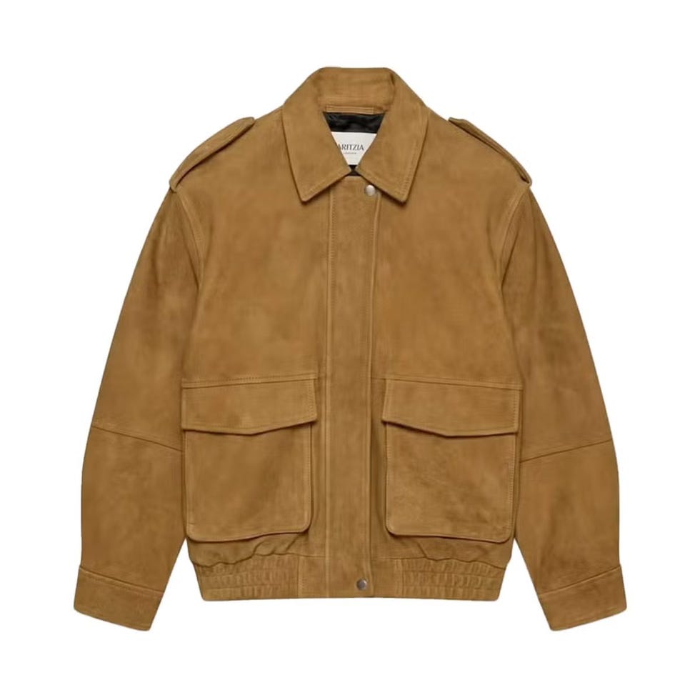 Bomber en daim Tennant