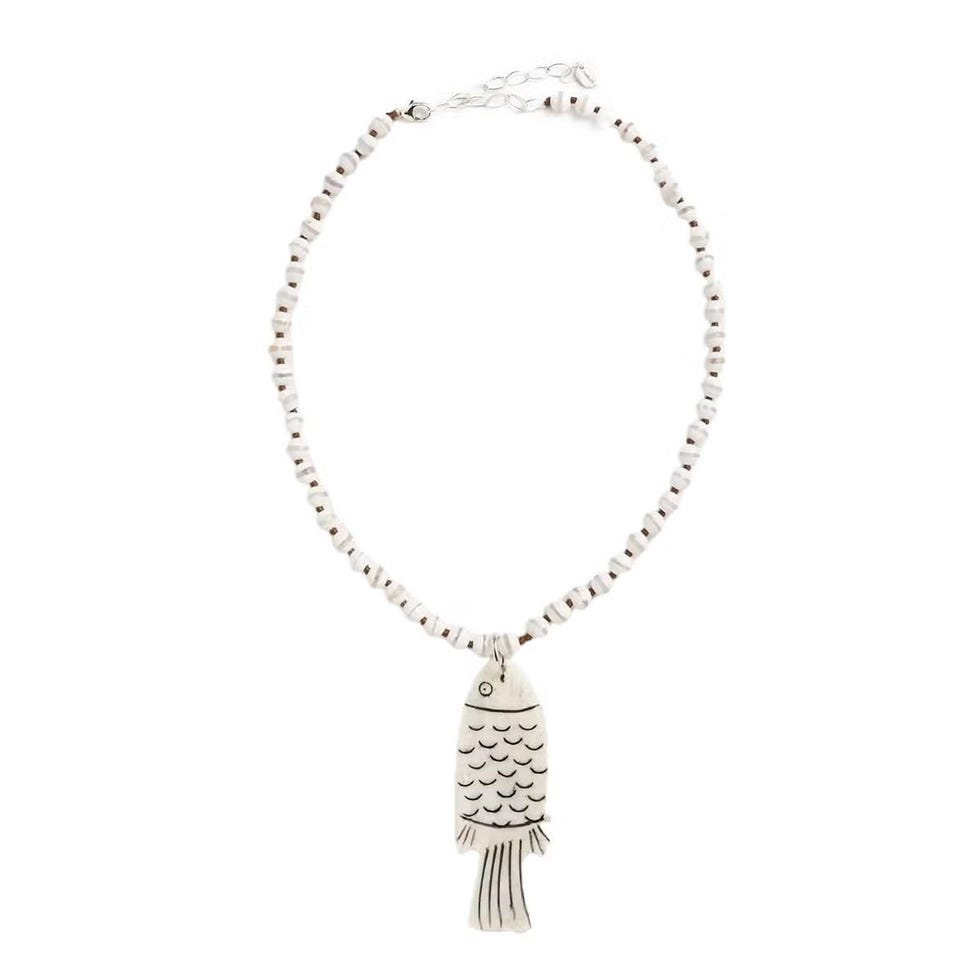 Collier d'agate de banc
