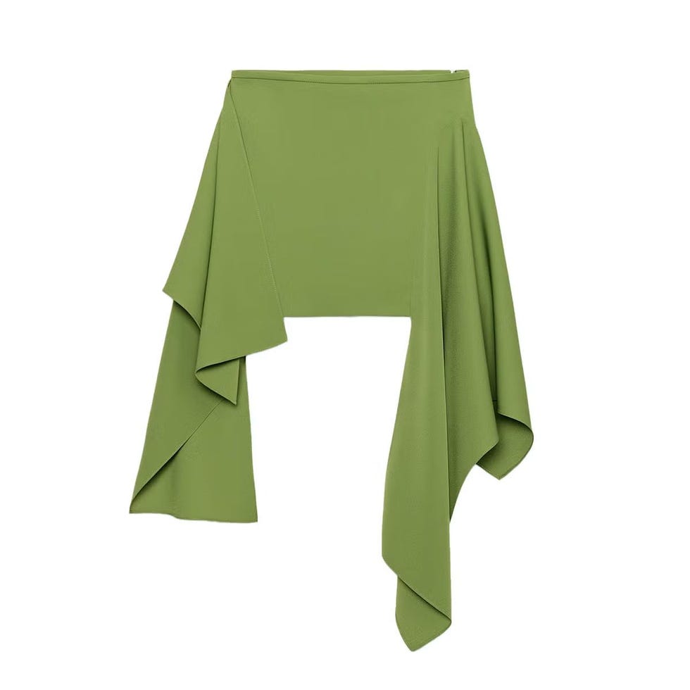Jupe à ourlet asymétrique