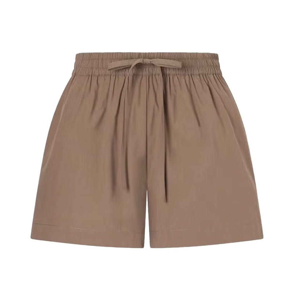 Short en popeline de coton