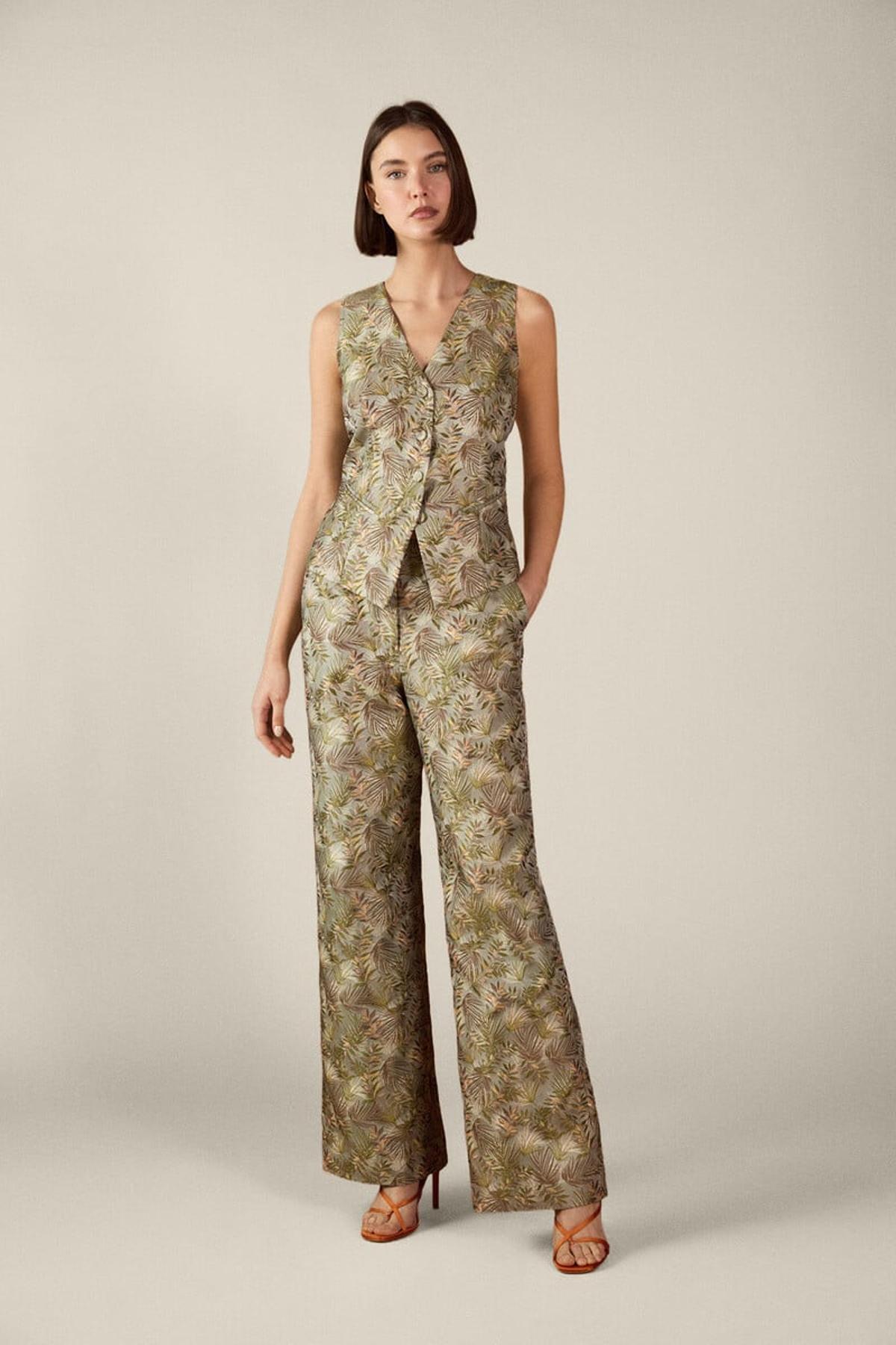 Ensemble imprimé tropical