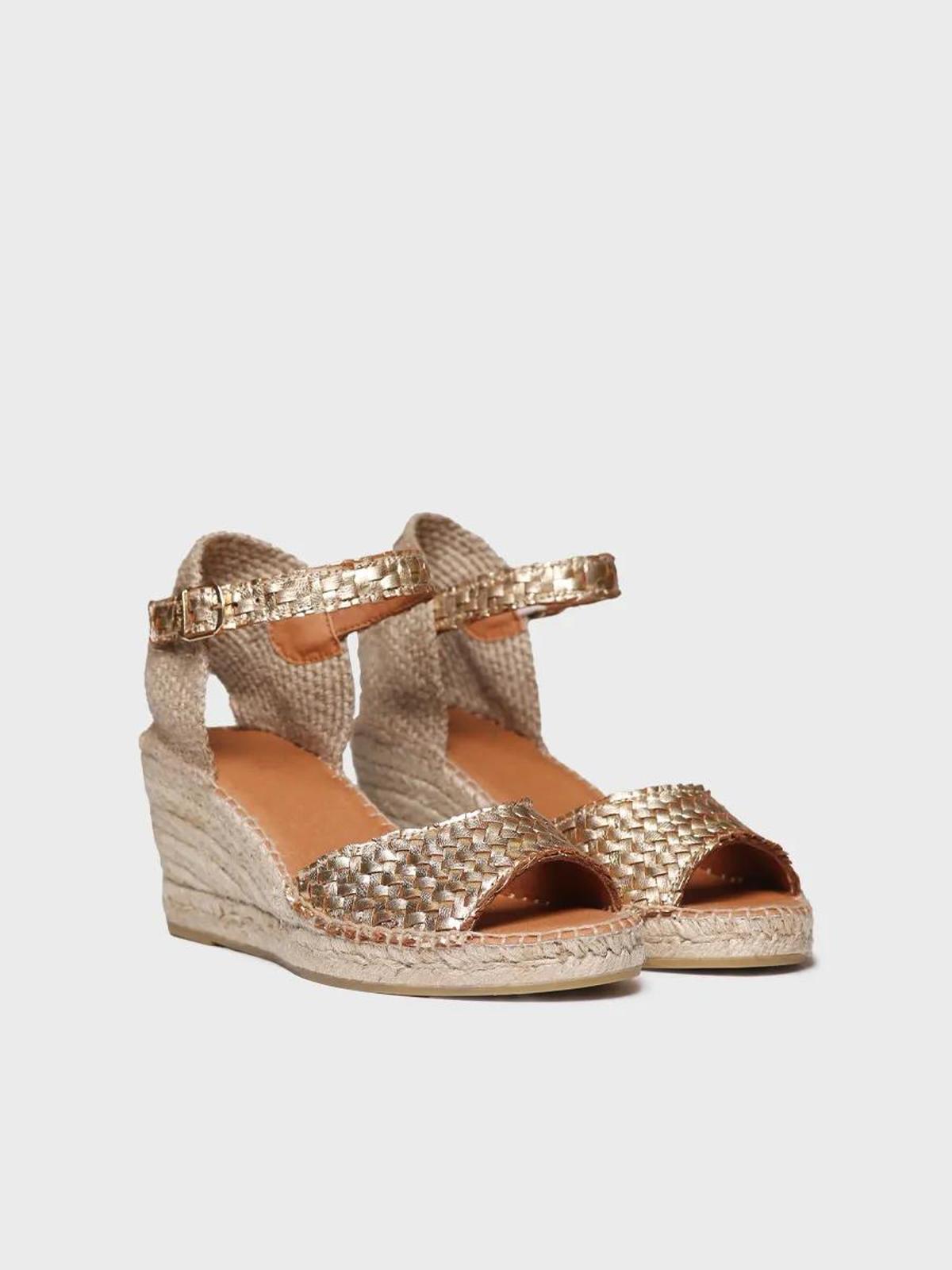 Espadrilles dorées