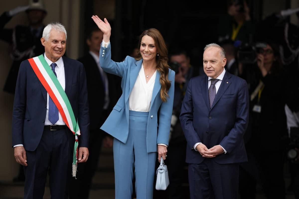 Arrivée de Kate Middleton dans la ville italienne de Reggio Emilia