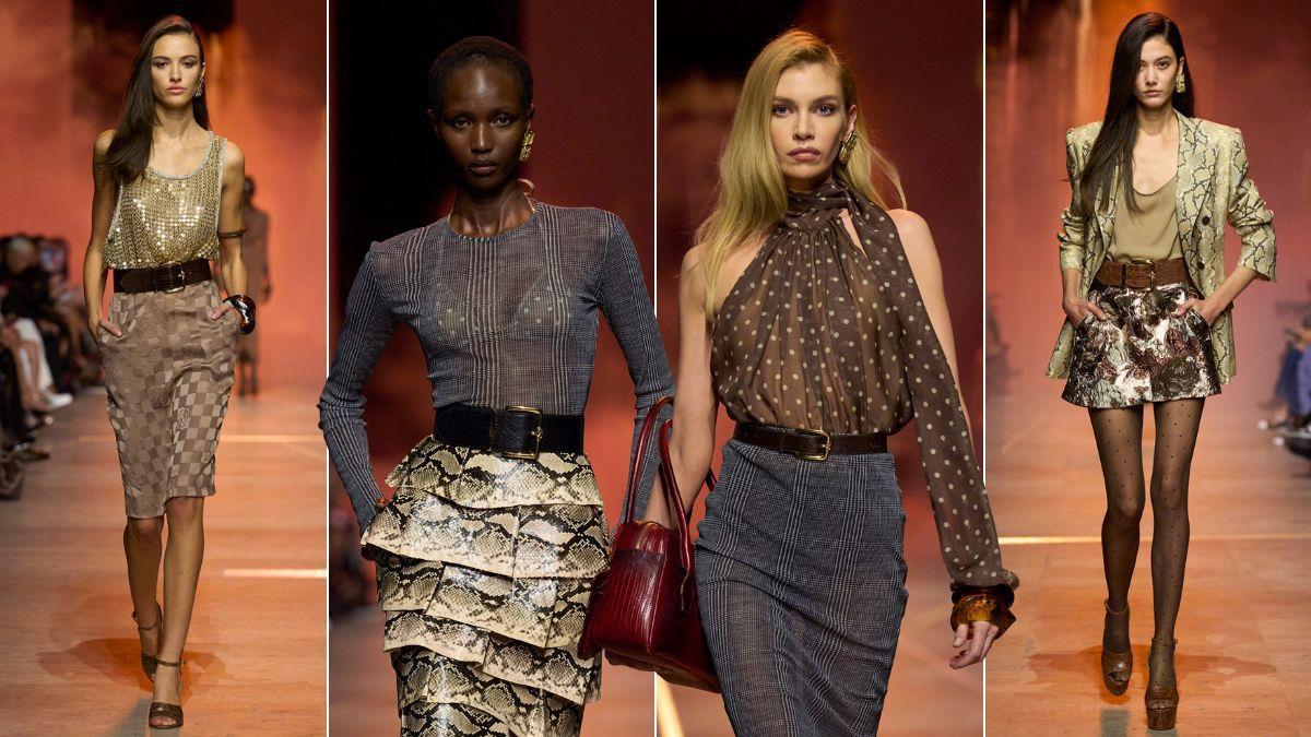 De « l'imprimé animal » aux paillettes : Elie Saab ose, à Paris, la combinaison la plus audacieuse d'imprimés et de textures