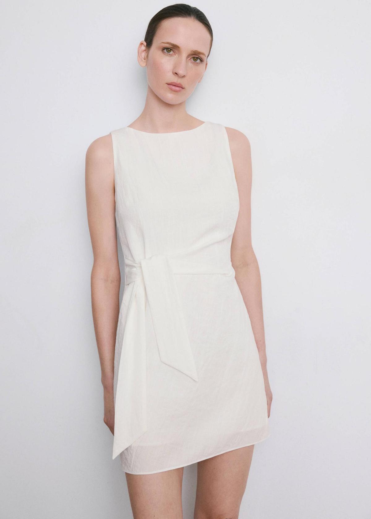 Robe courte à pois