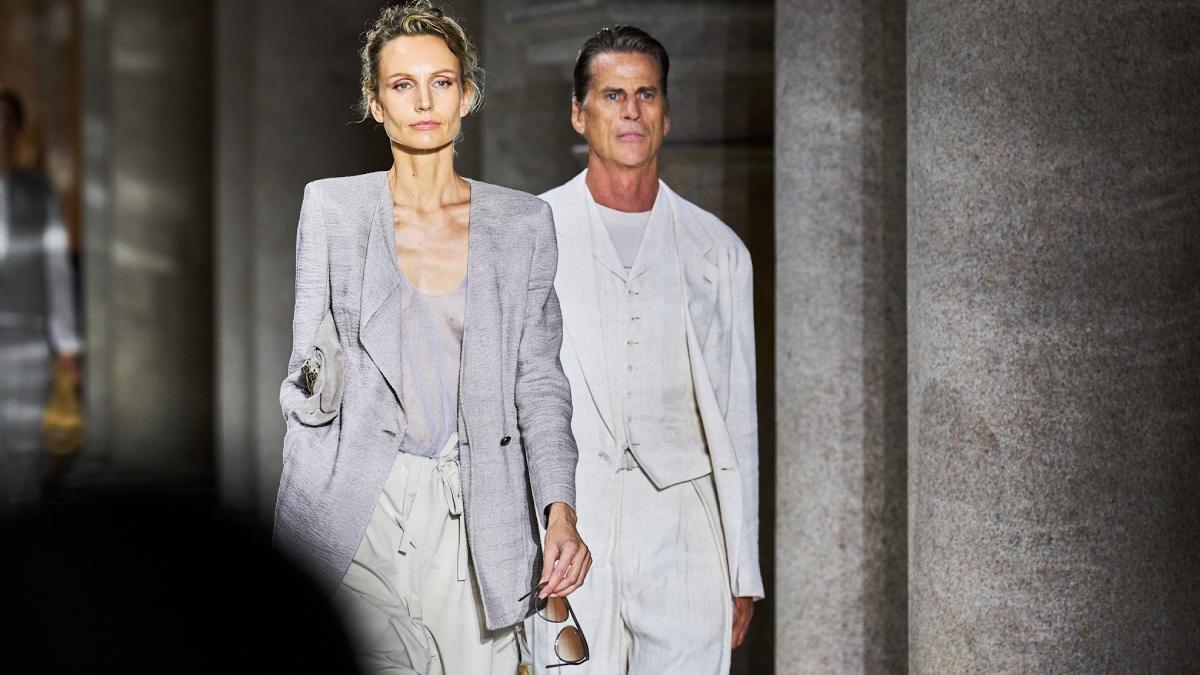 L'élégance unique de Giorgio Armani, plus présente que jamais dans sa dernière collection : c'était le défilé