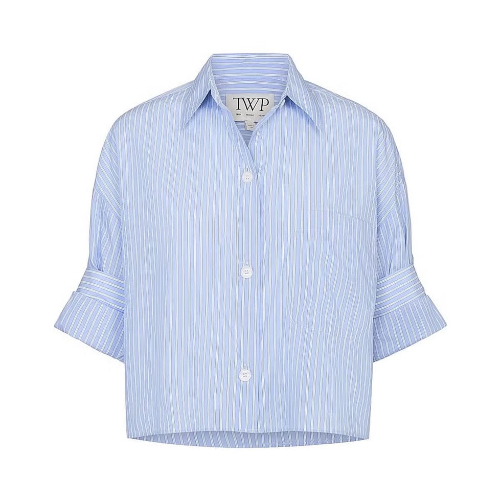 Chemise courte en coton rayé Next Ex Chemise courte en coton rayé Next Ex