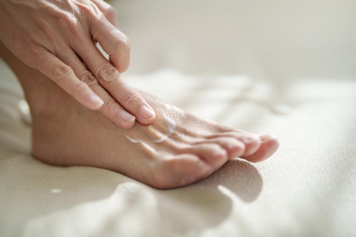 Les pieds en été