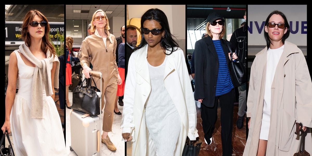 6 tenues de voyage chics de célébrités à copier de Cannes