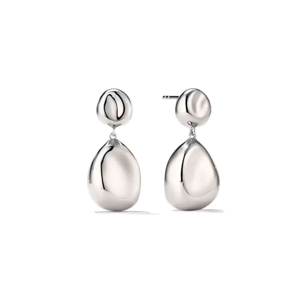 Boucles d'oreilles Galet Dôme Bio