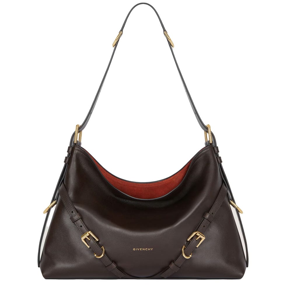 Sac Voyou moyen en Cuir Brillant