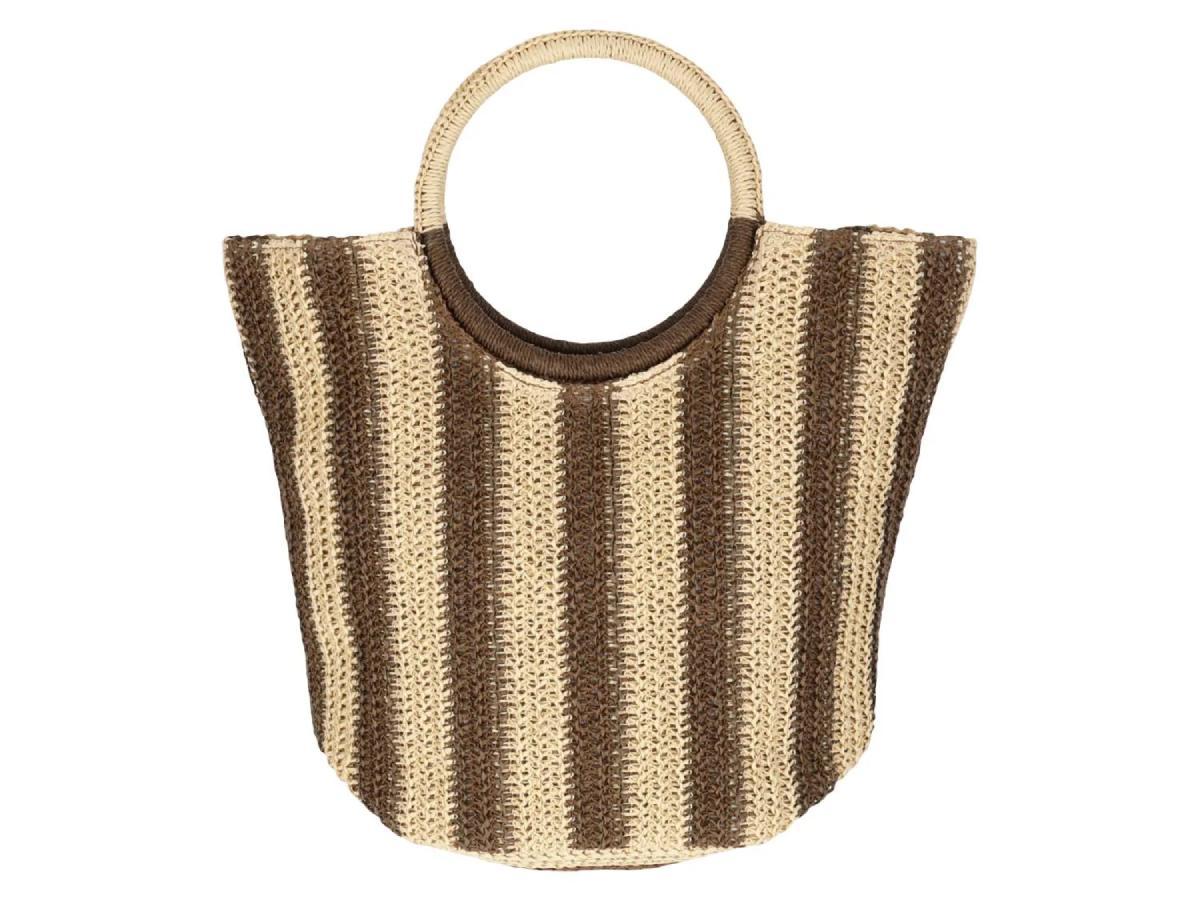Sac en raphia bicolore Lidl
