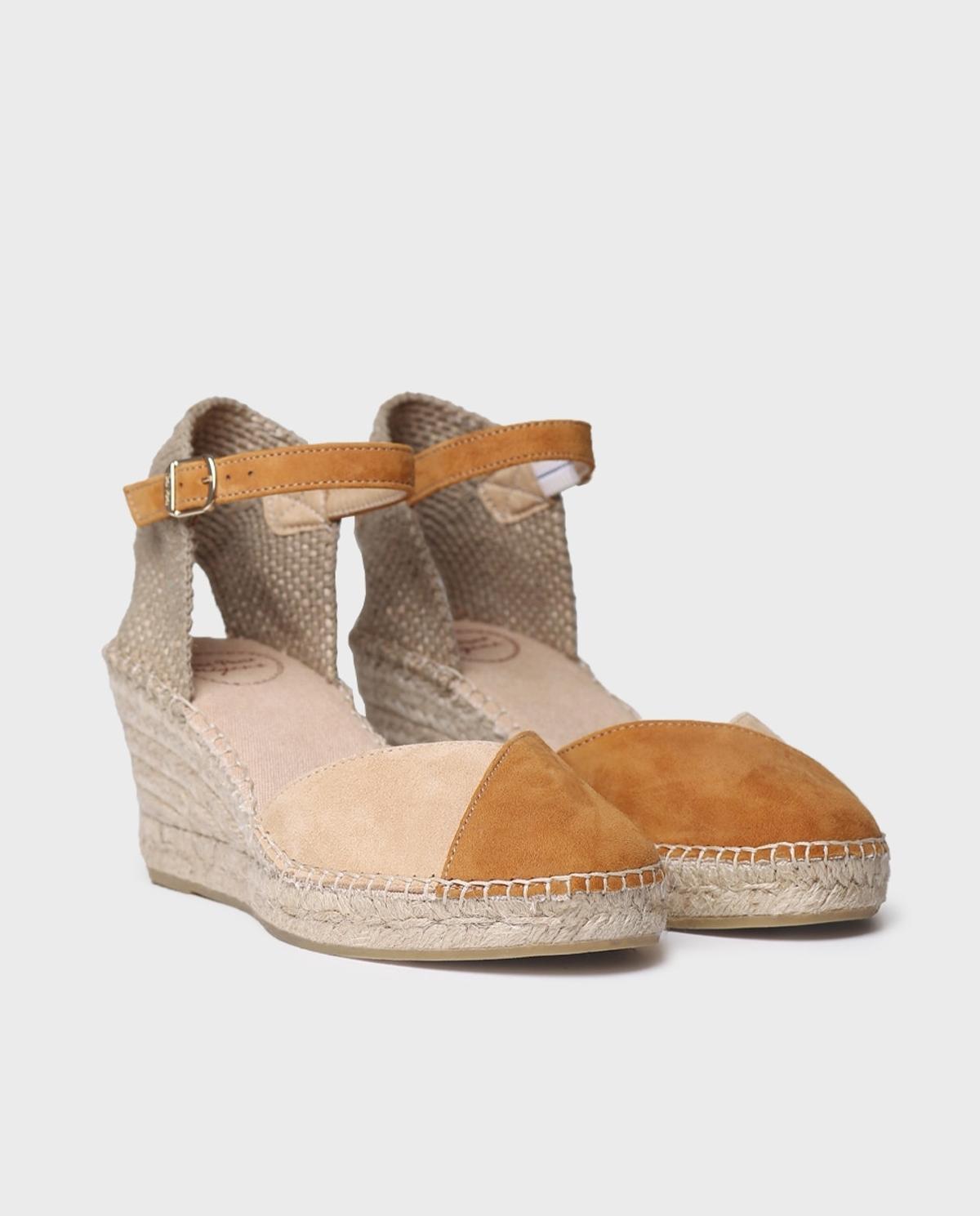 Espadrilles compensées bicolores Toni Pons