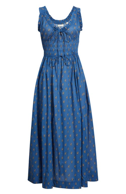Robe longue Emmaretta sans manches avec lien à la taille